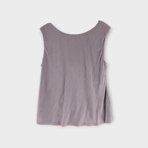 Eileen Fisher Cowl Neck Tank Size S elevated refined luxe